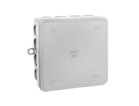 Puszka n/t szara 90x90x35 mm IP55 bezhalogenowa EC411C4