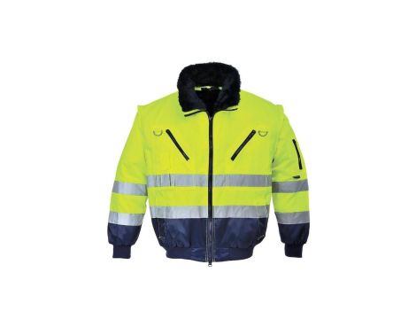 KURTKA OSTRZEGAWCZA OCIEPLANA PILOT 3W1 PJ50 ROZMIAR XXL