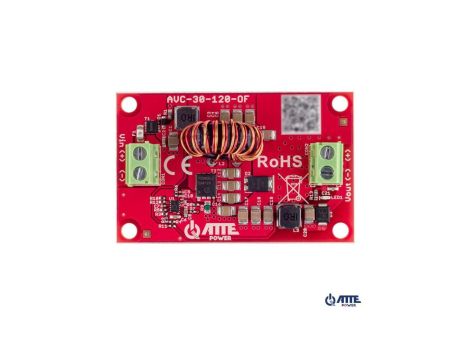 Moduł do zasilania rejestratora 12V, przetwornica DC/DC stabilizująca napięcie, Vin 10...30VDC, Vout 12VDC, Iout 2,5A, Pout 30W