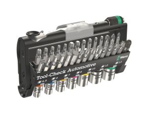 ZESTAW TOOL-CHECK, GRZECHOTKA+GROTY+KLUCZE 38CZ.