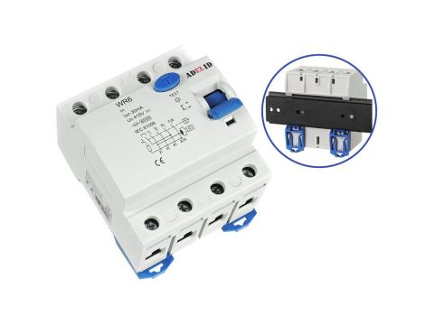Wyłącznik różnicowoprądowy 4P 40A 300mA WR6 40/4/300