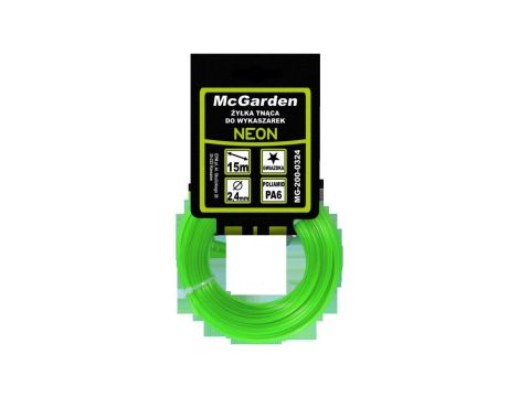 Żyłka do wykaszarki gwiazdka neon 2,0mm 15m