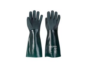 RĘKAWICE GUMOWE DWUWARSTWOWE PCV 45CM, ROZMIAR XL