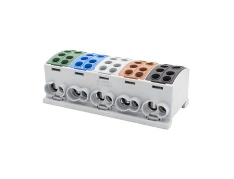 F-ELEKTRO Zacisk HLK 5x125A-2 (1x35,1x25/1x35,1x25)(3L+N+PE) F2.0388