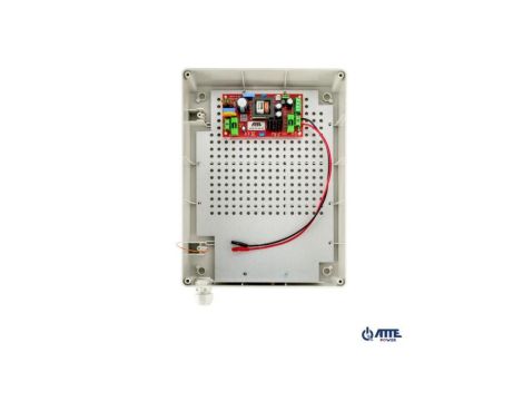 Zasilacz buforowy SMPS, Vin 230VAC, Vout 12VDC, Iout 6A, Pout 72W, obudowa zewnętrzna ABOX-XL1 (1xAKU 18Ah) typu AUPS-70-120-XL1