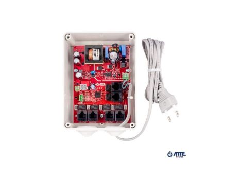 Zestaw do 5 kamer IP, w obudowie zewnętrznej ABOX-S4, switch PoE 6 portowy 10/100Mbps (5xPoE + 1xUplink),