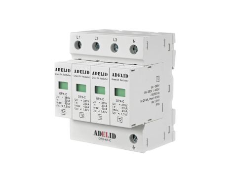 Ogranicznik przepięć T2 4P 1,5kV 20kA OPX-4P-C