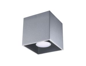 Plafon QUAD 1 szary