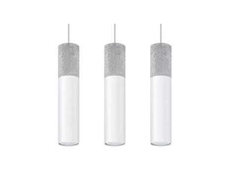 Lampa wisząca BORGIO 3L biały