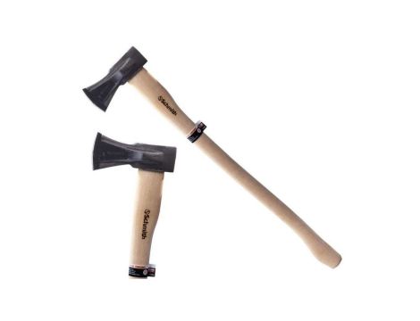 Siekiera rozłupująca z klinem 2kg długa 80cm z drewnianym trzonkiem Schmith