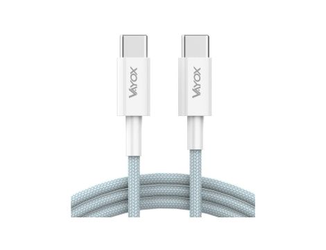 Kabel USB-C - USB-C 65W 5A 1m premium line VA0105 Vayox