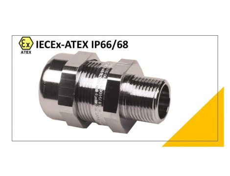 Dławnica kablowa Exd/e IECEx-ATEX M20x1,5 stal nierdzewna AISI-316 5,5-8mm IP66/68 840.012.9 /1szt./