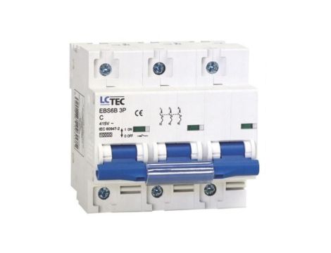 Wyłącznik nadprądowy C80 80A 3P bezpiecznik LC