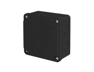 Puszka instalacyjna n/t ABS 150x50x80 czarna IP65 CZPI.150X150X80