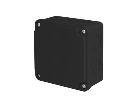 Puszka instalacyjna n/t ABS 150x50x80 czarna IP65 CZPI.150X150X80