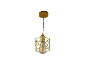 Lampa Wisząca Abigali Gold Cage