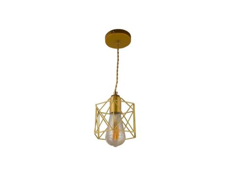 Lampa Wisząca Abigali Gold Cage