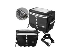 Wodoodporna torba rowerowa 23x18x21x17cm poliester 600D TPU NEO 91-009