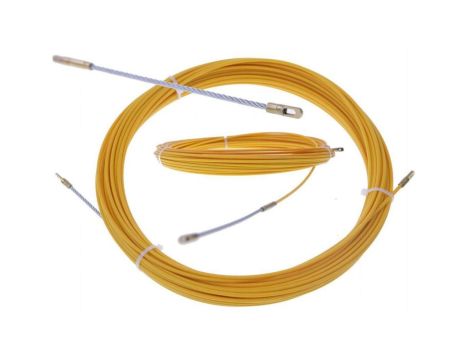 Włókno szklane do przeciągania kabli i przewodów 15m / Stalka linka 15m / Pilot do wciągania kabli przewodów / WS 3/15