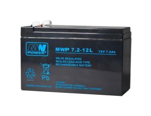 Akumulator VRLA AGM 12V 7.2Ah (żywotność 12lat) MWP 7.2-12L