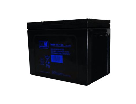 Akumulator VRLA AGM 12V 75Ah (żywotność 12lat) MWP 75-12H