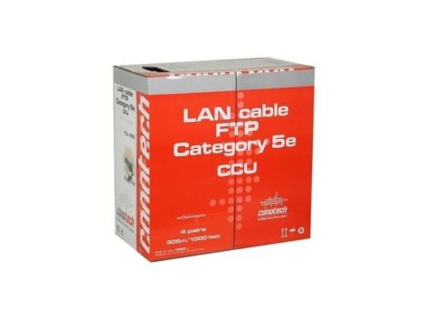 Kabel teleinformatyczny skrętka CAT. 5e FTP CU 4x2xAWG24 /305m