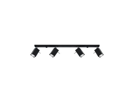 Plafon MERIDA 4L czarny