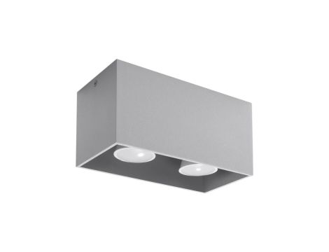 Plafon QUAD MAXI szary