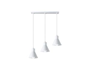 Lampa wisząca TALEJA 3 biała E27