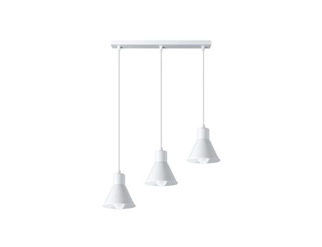 Lampa wisząca TALEJA 3 biała E27