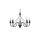 Żyrandol MINERWA 5 czarny