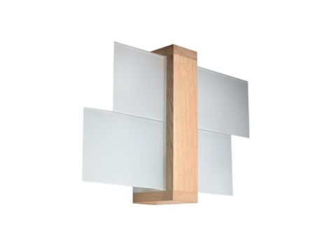 Kinkiet FENIKS 1 naturalne drewno