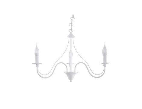Żyrandol MINERWA 3 biały