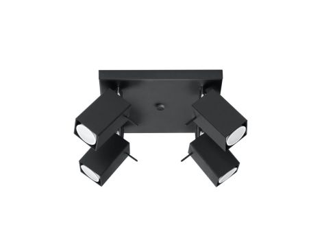 Plafon MERIDA 4 czarny