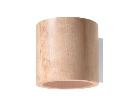 Kinkiet ORBIS naturalne drewno