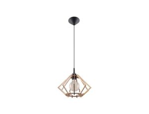 Lampa wisząca POMPELMO naturalne drewno