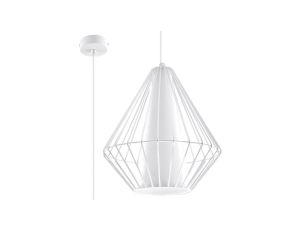 Lampa wisząca DEMI biała