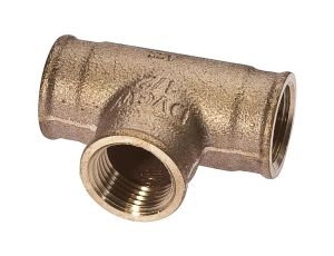 AS000002, akcesoria przepływowe, trójnik, czerwone żeliwo Rotguss