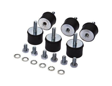 AO000108, akcesoria optyczne, urządzenie przytrzymujące, 6 tłumików drgań