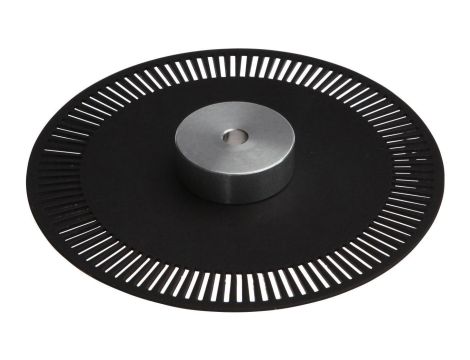 AO000059, akcesoria optyczne, tarcza impulsowa, Ø70 mm, średnica otworu 4, 100 impulsów, stal