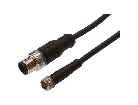 VK500F84, kabel połączeniowy, 5m, żeński M8 (gniazdo) 3-stykowy prosty, męski M12 (złącze) 3-stykowy prosty