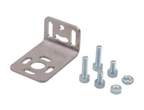 AO000580, akcesoria optyczne, kątownik montażowy, 34x7, 5x23mm, stal nierdzewna