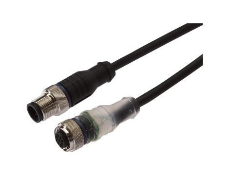 VK300F26, kabel połączeniowy, 3 m, żeński M12 (gniazdo) 4-pinowy prosty, męski M12 (złącze) 4-pinowy prosty