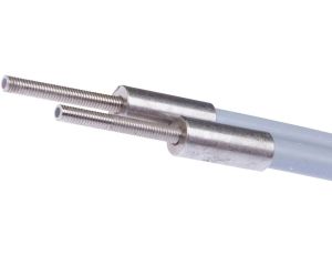 LS150204, bariera światłowodowa, 1,5 m, głowica: Stal nierdzewna 35 dł. M2,5 M2,5x0,45 Ø6, Wyjście światła Osiowe