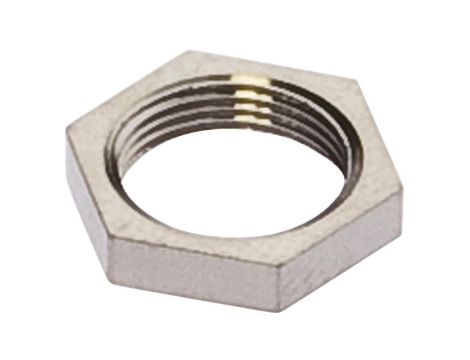 AV98A565, akcesoria, nakrętka sześciokątna, M8x0,5, rozmiar klucza 10 mm mosiądz niklowany, opakowanie 10 sztuk