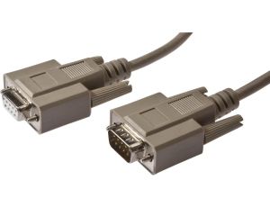 AV000119, kabel do programowania, 3 m, D-Sub męski (złącze) 9-pinowy prosty, D-Sub żeński (gniazdo) 9-pinowy prosty