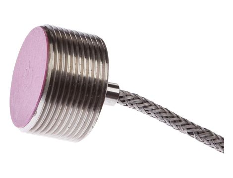 IB30C487, czujnik indukcyjny, M30x1.5 28long, Flush, Sn: 8, 10-35V DC, 0-140C, PNP NO, złącze kablowe M8