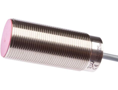 IB300151, czujnik indukcyjny, M30x1.5 70długość, Flush, Sn: 10, 10-35V DC, 0-180C, PNP NO, kabel 5 m silikonowy