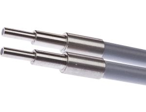 LS060309, bariera światłowodowa, 0,6 m, głowica: Stal nierdzewna 35dł. Ø3,5 Ø5,6 Ø8, wyjście światła Axial