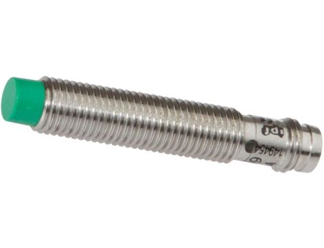 IN08E099, czujnik indukcyjny, M8x1 46długość, bez zatykania, Sn: 6, 6-36V DC, PNP NO, złącze M8 3pin, IP67